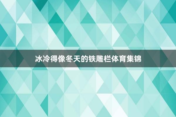 冰冷得像冬天的铁雕栏体育集锦